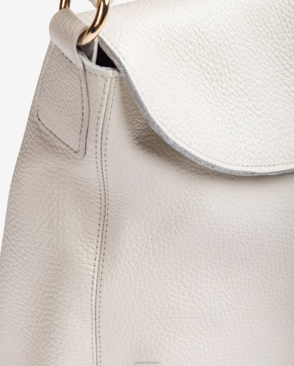 Unisa kvinnor vit stor handväska med monogram 06DT1144