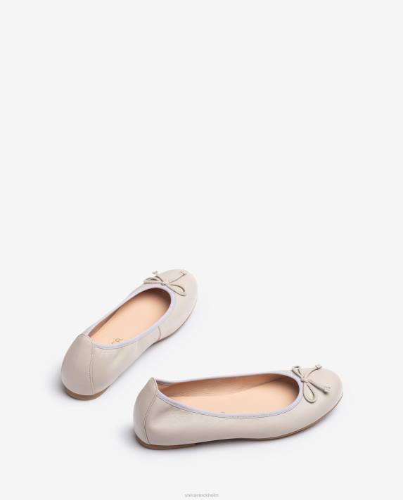 Unisa kvinnor beige ballerinasko med rund tå 06DT642