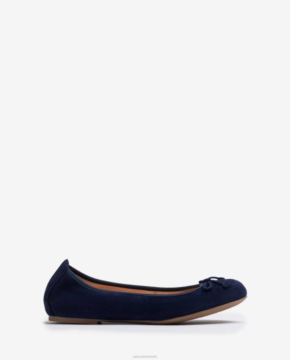 Unisa kvinnor blå ballerinasko med rund tå 06DT638