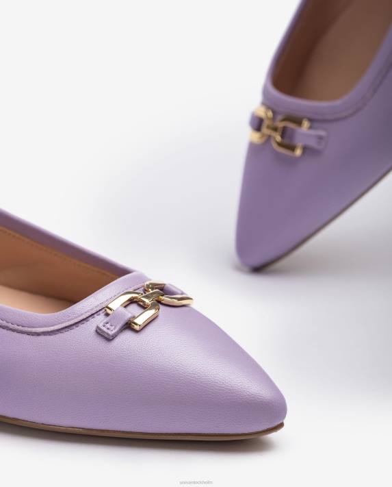 Unisa kvinnor lila ballerinasko med spetsig tå 06DT633