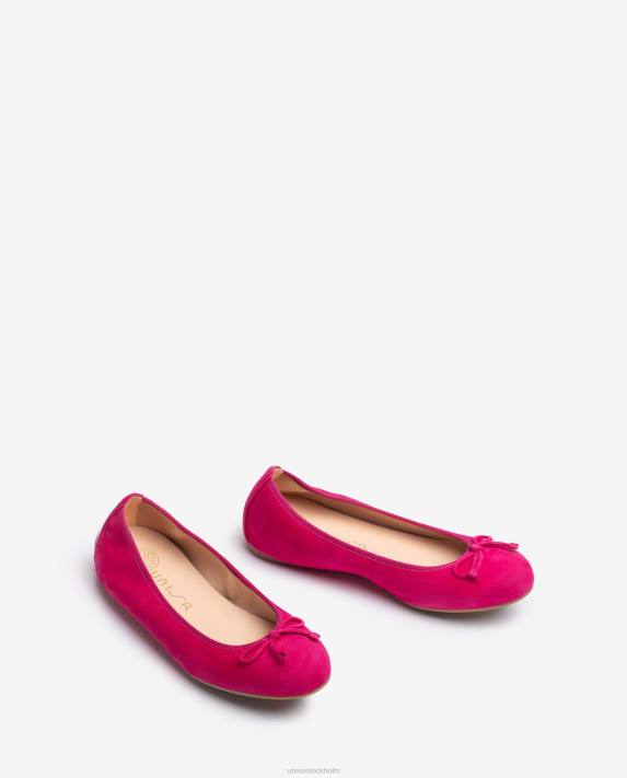 Unisa kvinnor rosa ballerinasko med rund tå 06DT636