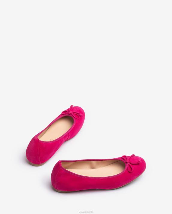 Unisa kvinnor rosa ballerinasko med rund tå 06DT636