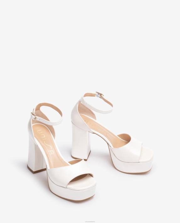 Unisa kvinnor graciös brudsandal med fyrkantig tå med plattform 06DT836