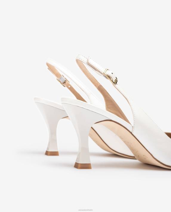 Unisa kvinnor mode d\'orsay ankelrem sling back sko med målad häl 06DT838