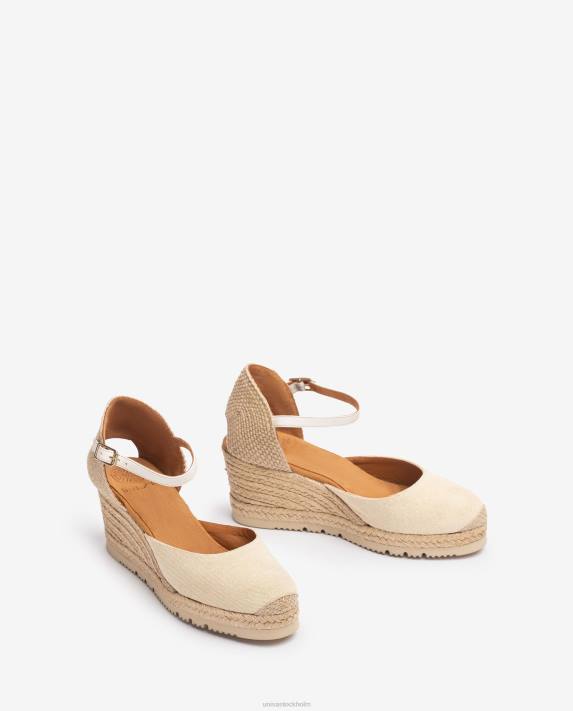 Unisa kvinnor graciös d\'orsay ankelrem espadrille i ecolino 06DT726