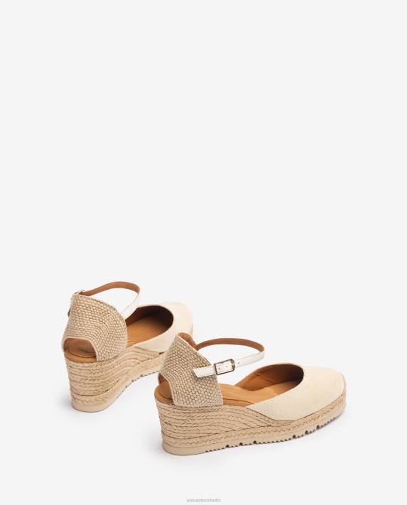 Unisa kvinnor graciös d\'orsay ankelrem espadrille i ecolino 06DT726