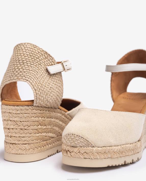 Unisa kvinnor graciös d\'orsay ankelrem espadrille i ecolino 06DT726