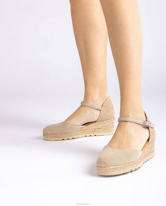 Unisa kvinnor graciös d\'orsay ankelrem espadrille i ecolino 06DT757