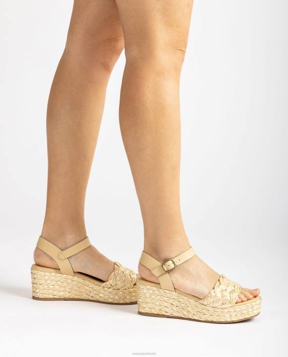 Unisa kvinnor graciös flätad plattformssandal 06DT431