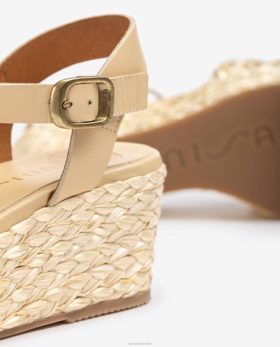 Unisa kvinnor graciös flätad plattformssandal 06DT431