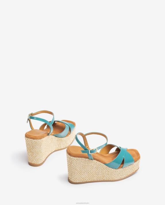 Unisa kvinnor graciös högkilad raffia sandal 06DT460