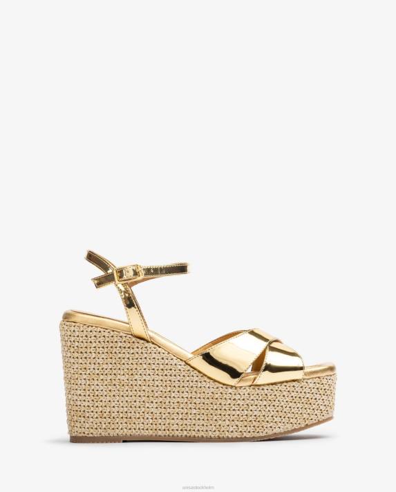 Unisa kvinnor graciös högkilad raffia sandal 06DT461