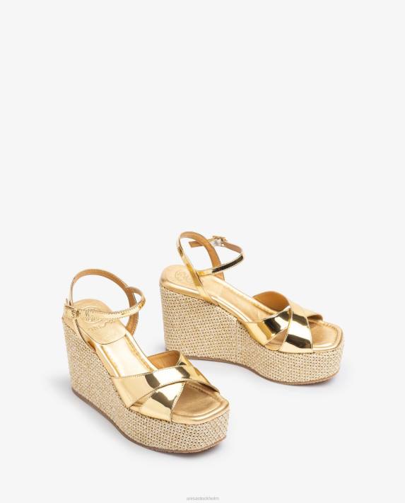 Unisa kvinnor graciös högkilad raffia sandal 06DT461