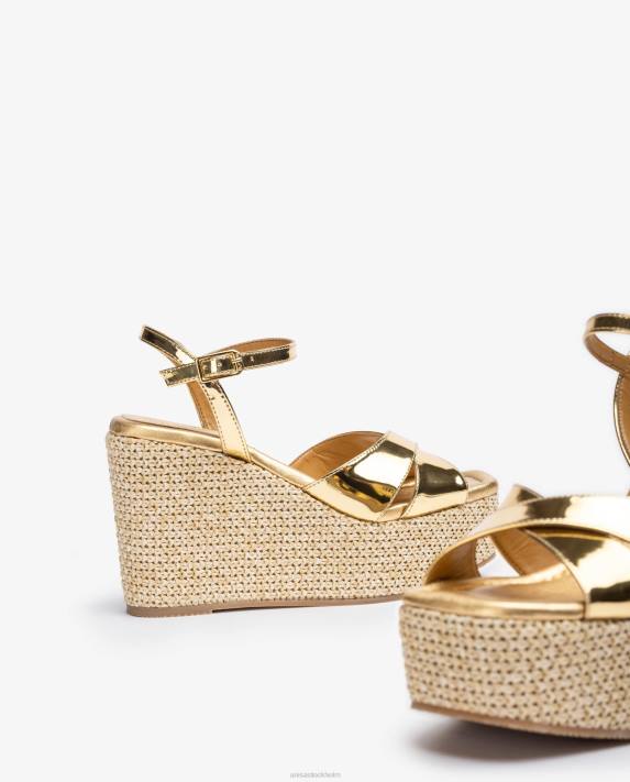 Unisa kvinnor graciös högkilad raffia sandal 06DT461