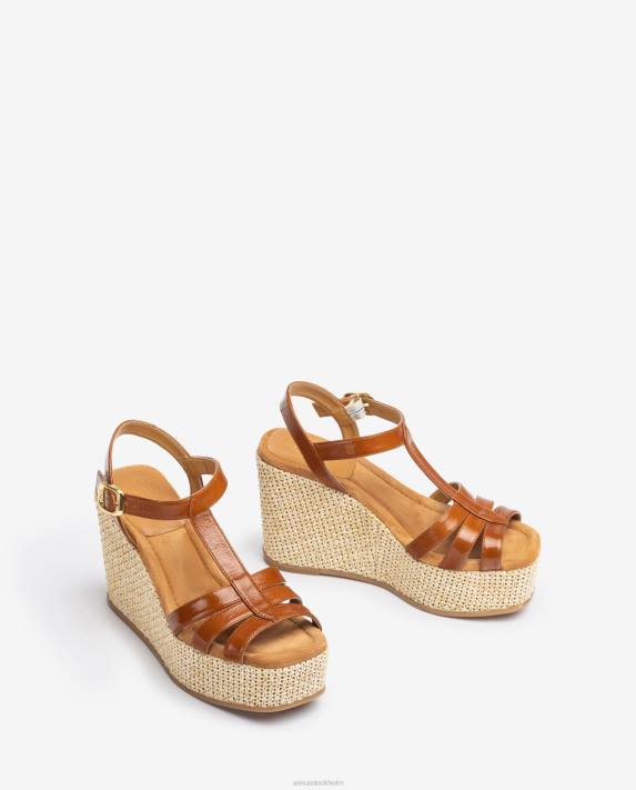 Unisa kvinnor graciös högkilad sandal med remmar 06DT455