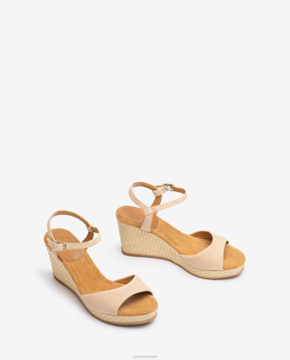 Unisa kvinnor graciös raffia sandal med kilklack 06DT464