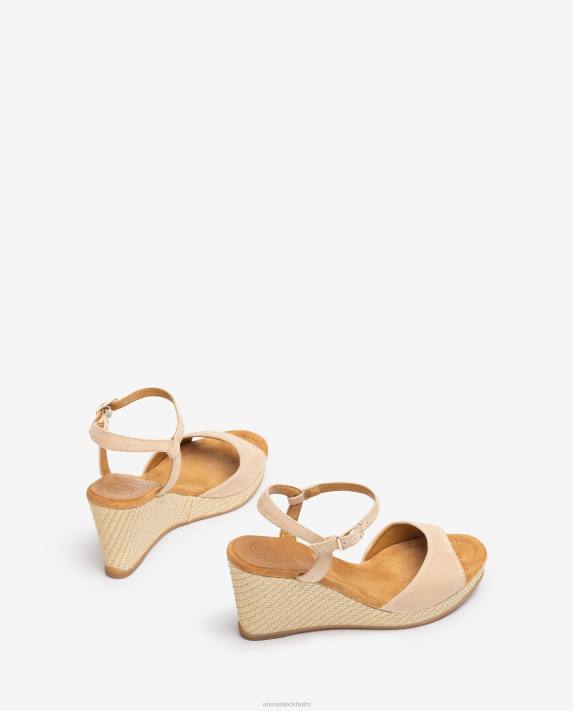 Unisa kvinnor graciös raffia sandal med kilklack 06DT464