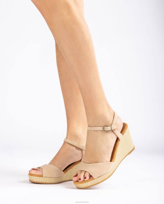 Unisa kvinnor graciös raffia sandal med kilklack 06DT464
