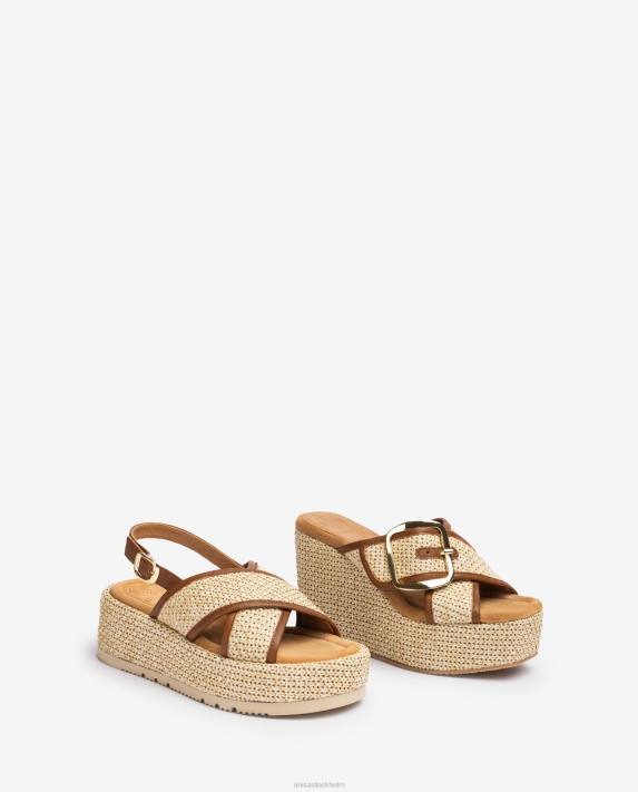 Unisa kvinnor graciös sandal med bred rem blockhäl 06DT107
