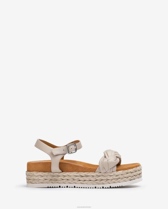 Unisa kvinnor graciös sandal med quiltad fläta 06DT348