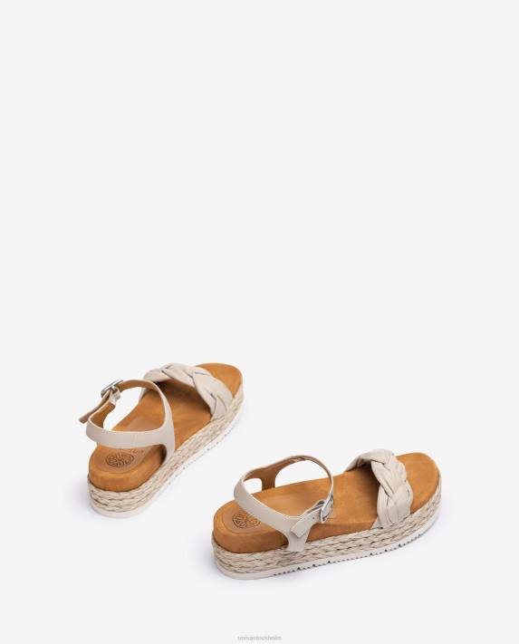 Unisa kvinnor graciös sandal med quiltad fläta 06DT348