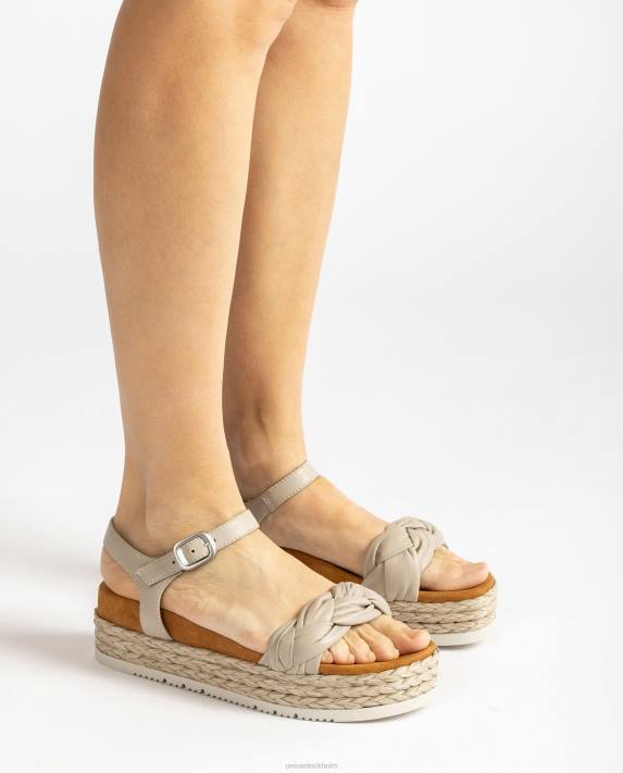 Unisa kvinnor graciös sandal med quiltad fläta 06DT348