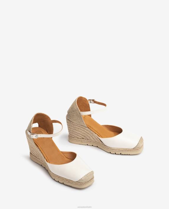 Unisa kvinnor mode espadrill i läder med gummisula 06DT739