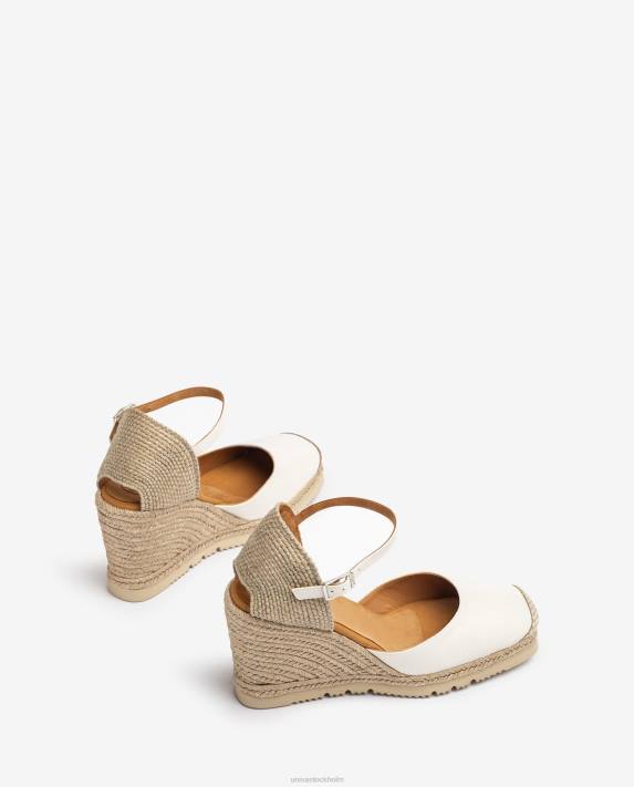 Unisa kvinnor mode espadrill i läder med gummisula 06DT739