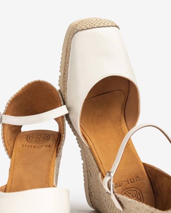 Unisa kvinnor mode espadrill i läder med gummisula 06DT739