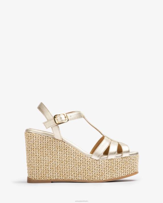 Unisa kvinnor mode högkilad sandal med remmar 06DT456