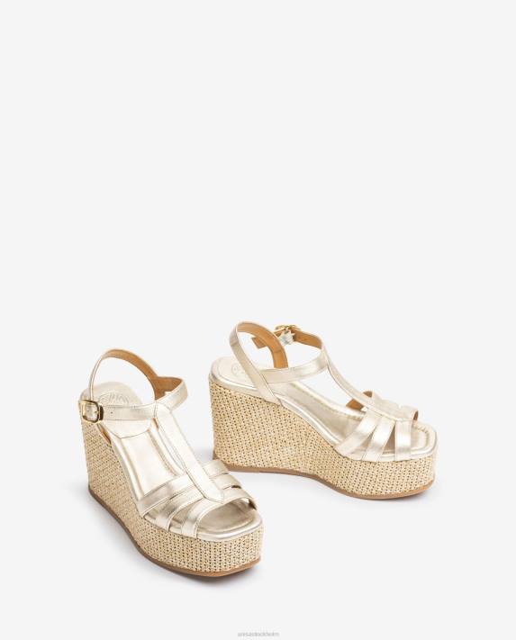 Unisa kvinnor mode högkilad sandal med remmar 06DT456