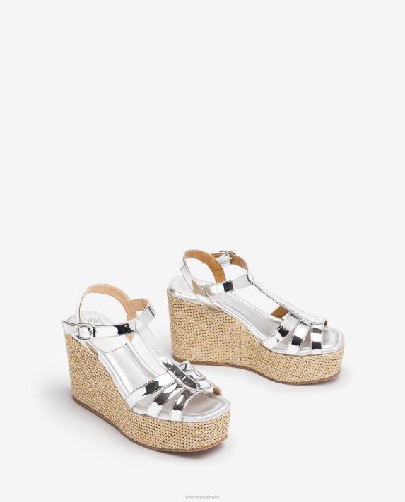 Unisa kvinnor mode högkilad sandal med remmar 06DT457