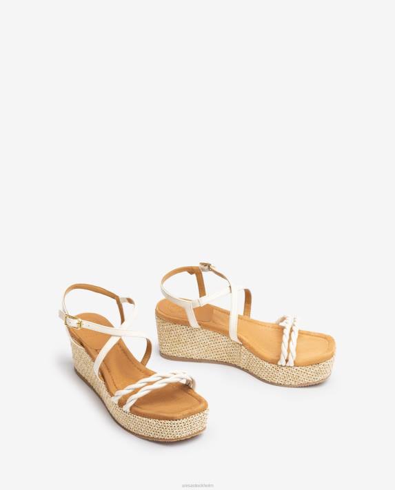 Unisa kvinnor mode sandal med blockklack och spiralband 06DT159