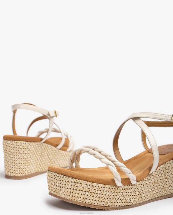 Unisa kvinnor mode sandal med blockklack och spiralband 06DT159