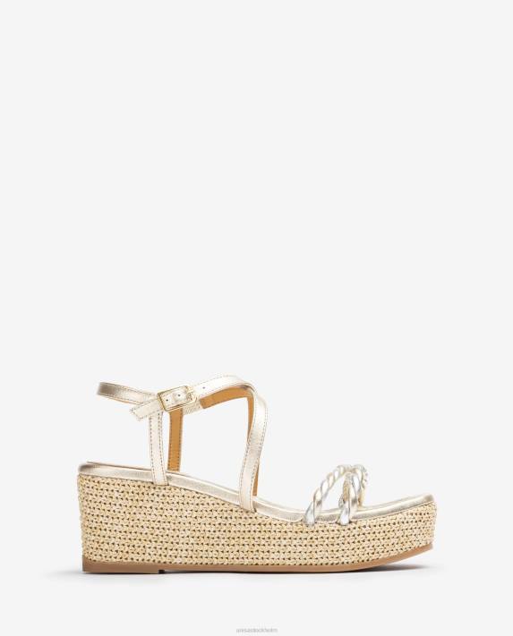 Unisa kvinnor mode sandal med blockklack och spiralband 06DT160