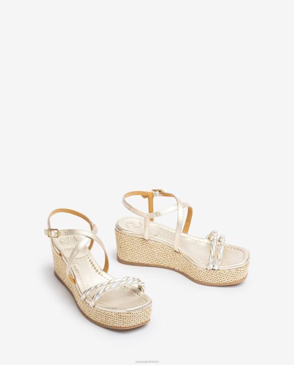 Unisa kvinnor mode sandal med blockklack och spiralband 06DT160