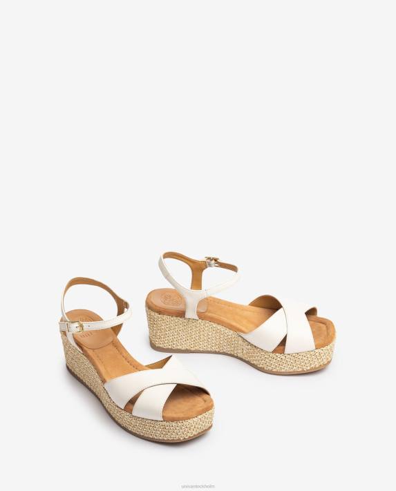 Unisa kvinnor mode sandal med raffia blockklack 06DT167