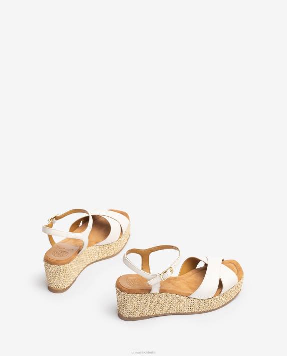 Unisa kvinnor mode sandal med raffia blockklack 06DT167