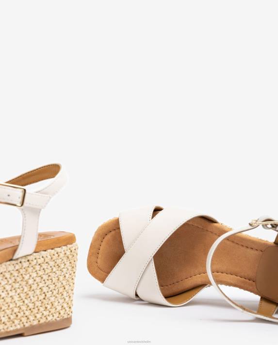 Unisa kvinnor mode sandal med raffia blockklack 06DT167