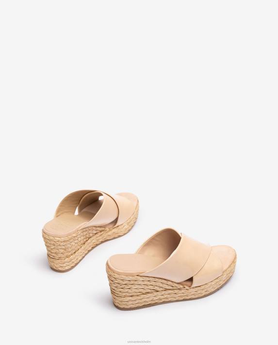 Unisa kvinnor rosa bred sandal med korsband 06DT295