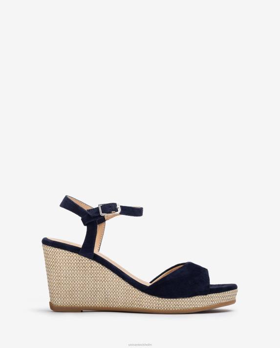 Unisa kvinnor graciös raffia sandal med kilklack 06DT489