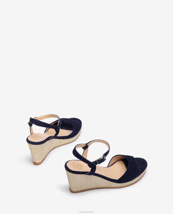 Unisa kvinnor graciös raffia sandal med kilklack 06DT489