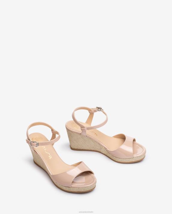 Unisa kvinnor graciös raffia sandal med kilklack 06DT492