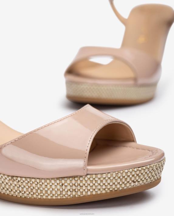 Unisa kvinnor graciös raffia sandal med kilklack 06DT492