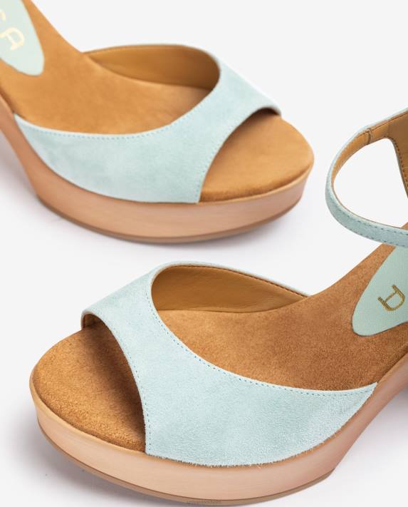 Unisa kvinnor graciös semi wedge mocka sandal 06DT443