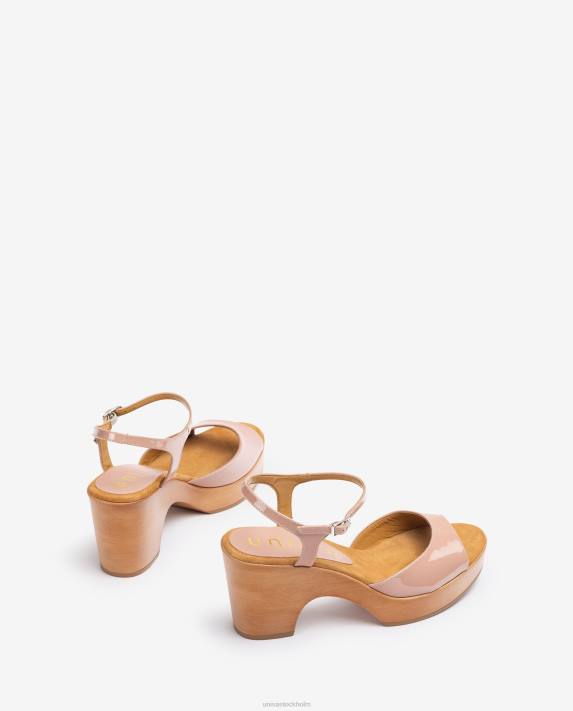 Unisa kvinnor graciös semi wedge patent sandal 06DT376