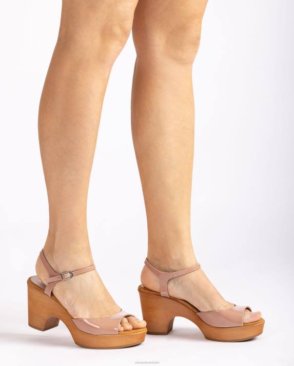 Unisa kvinnor graciös semi wedge patent sandal 06DT376