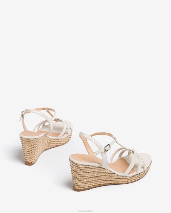 Unisa kvinnor mode kil sandaler i lackläder med t-rem 06DT440