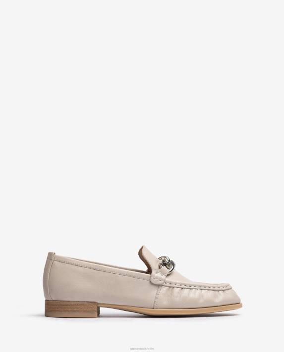 Unisa kvinnor beige loafer med kedja 06DT623