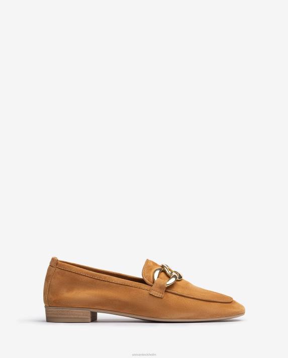 Unisa kvinnor brun loafer med kedja 06DT608